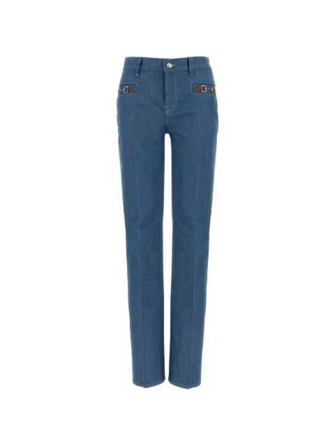 Gucci morsetto-detail jeans