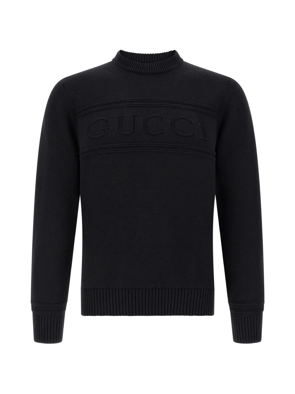 Gucci intarsia-knit sweater - Black