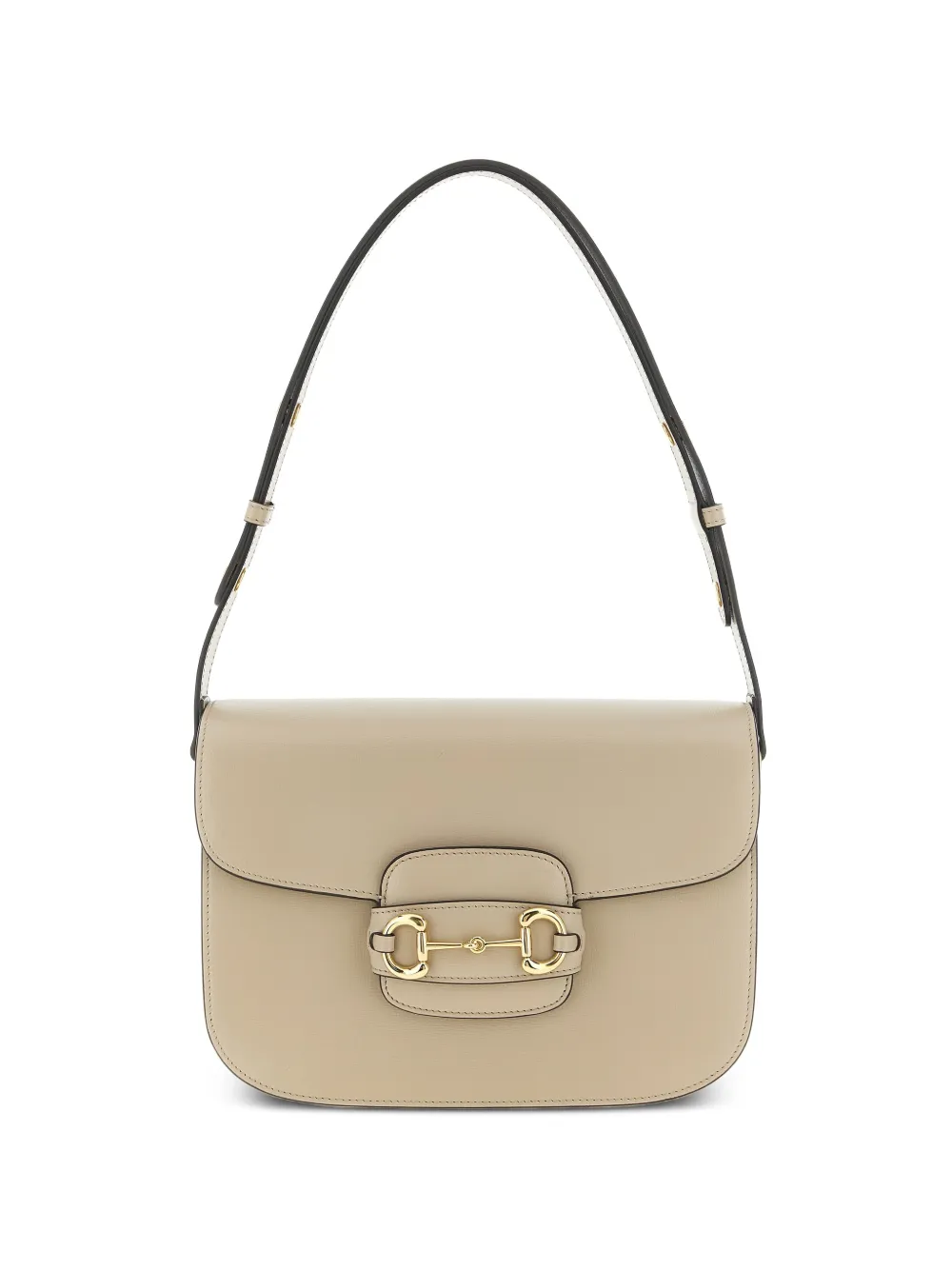 Gucci medium Horsebit 1955 leather shoulder bag - Nude