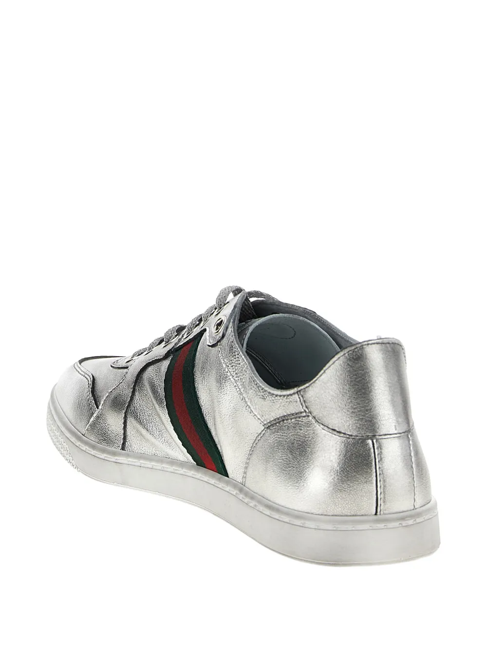 Gucci stretch low-top sneakers Zilver
