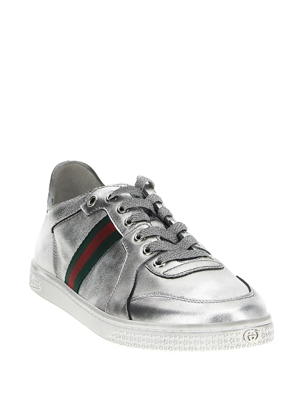 Gucci stretch low-top sneakers Zilver