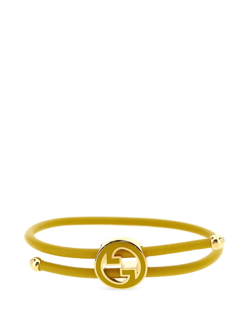 Gucci round interlocking G bracelet - Gold