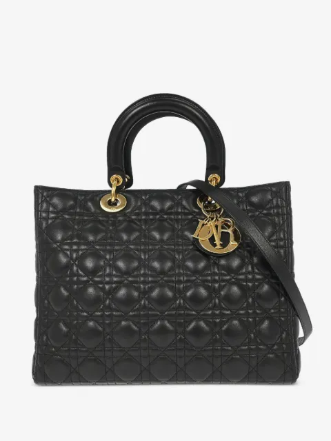 Christian Dior Pre-Owned bolsa de mano Lady Dior de piel 2009