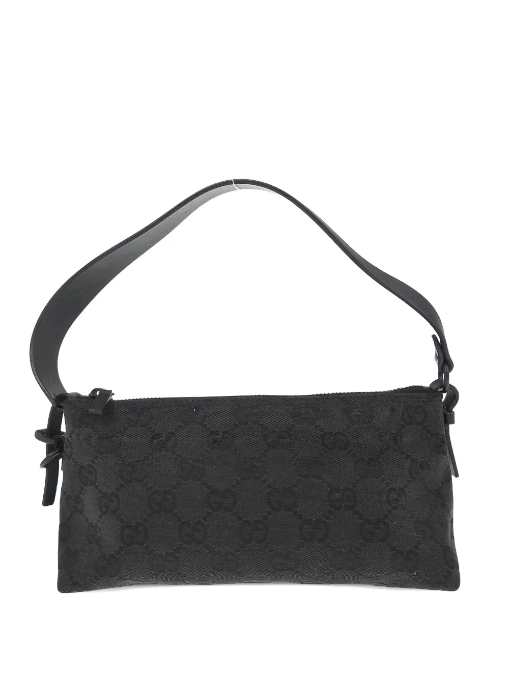 Gucci Pre-Owned 1990-2000s GG-logo shoulder bag - Nero