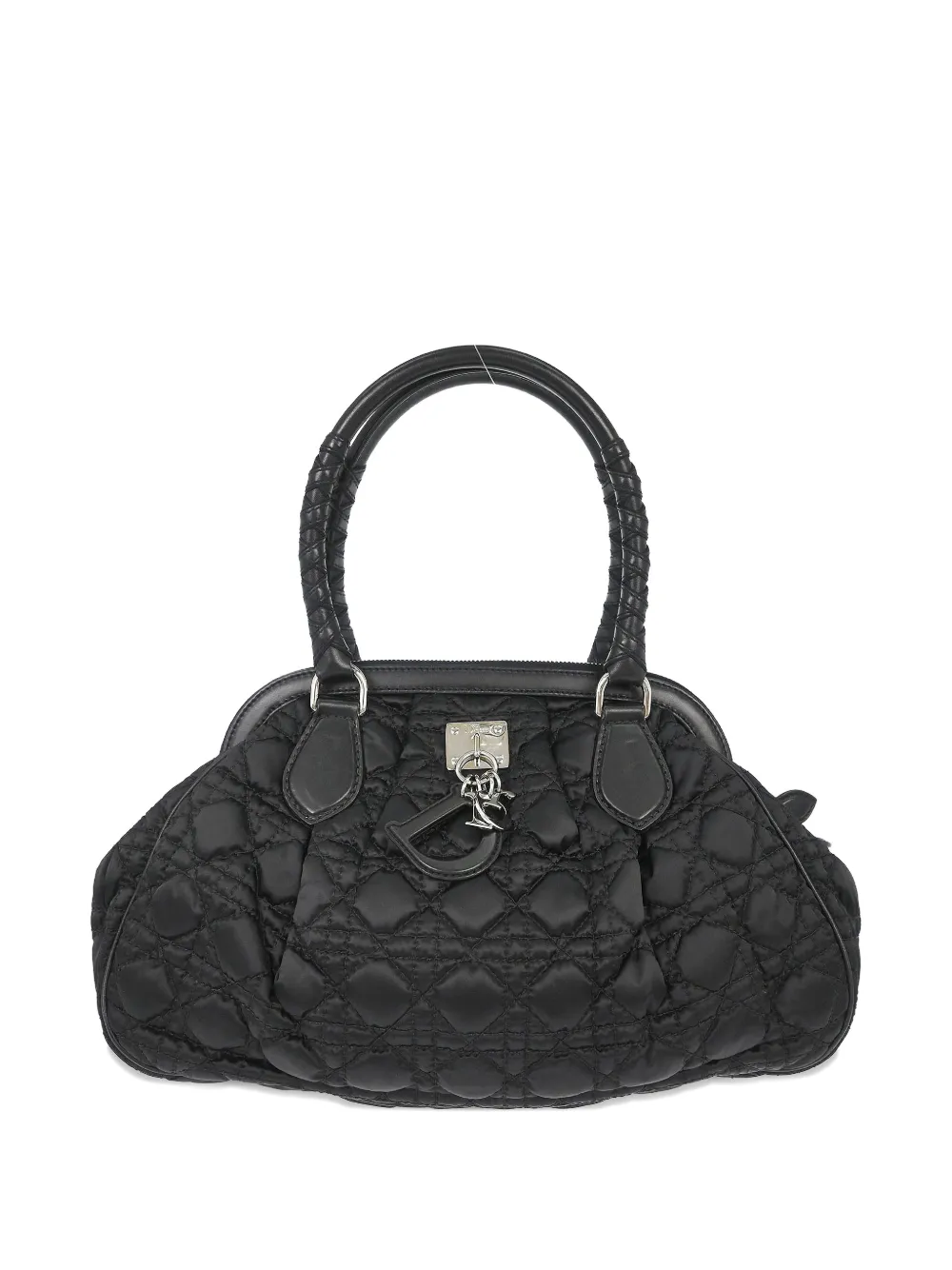 Christian Dior Pre-Owned 2008 Cannage Charming Doctor tote bag - Black