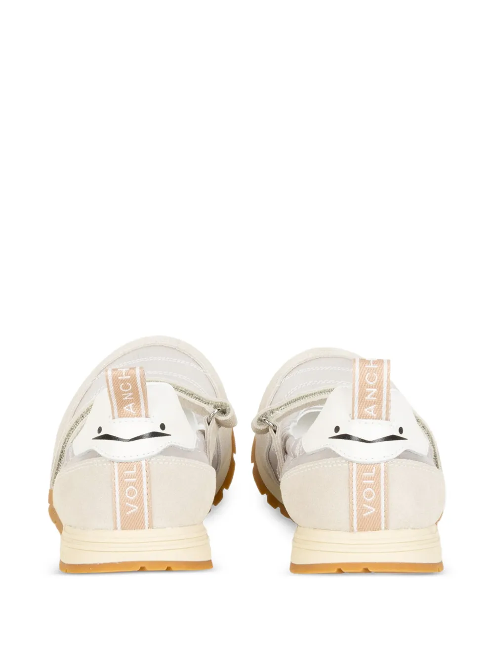 Voile Blanche Play babe touch-strap sneakers Wit