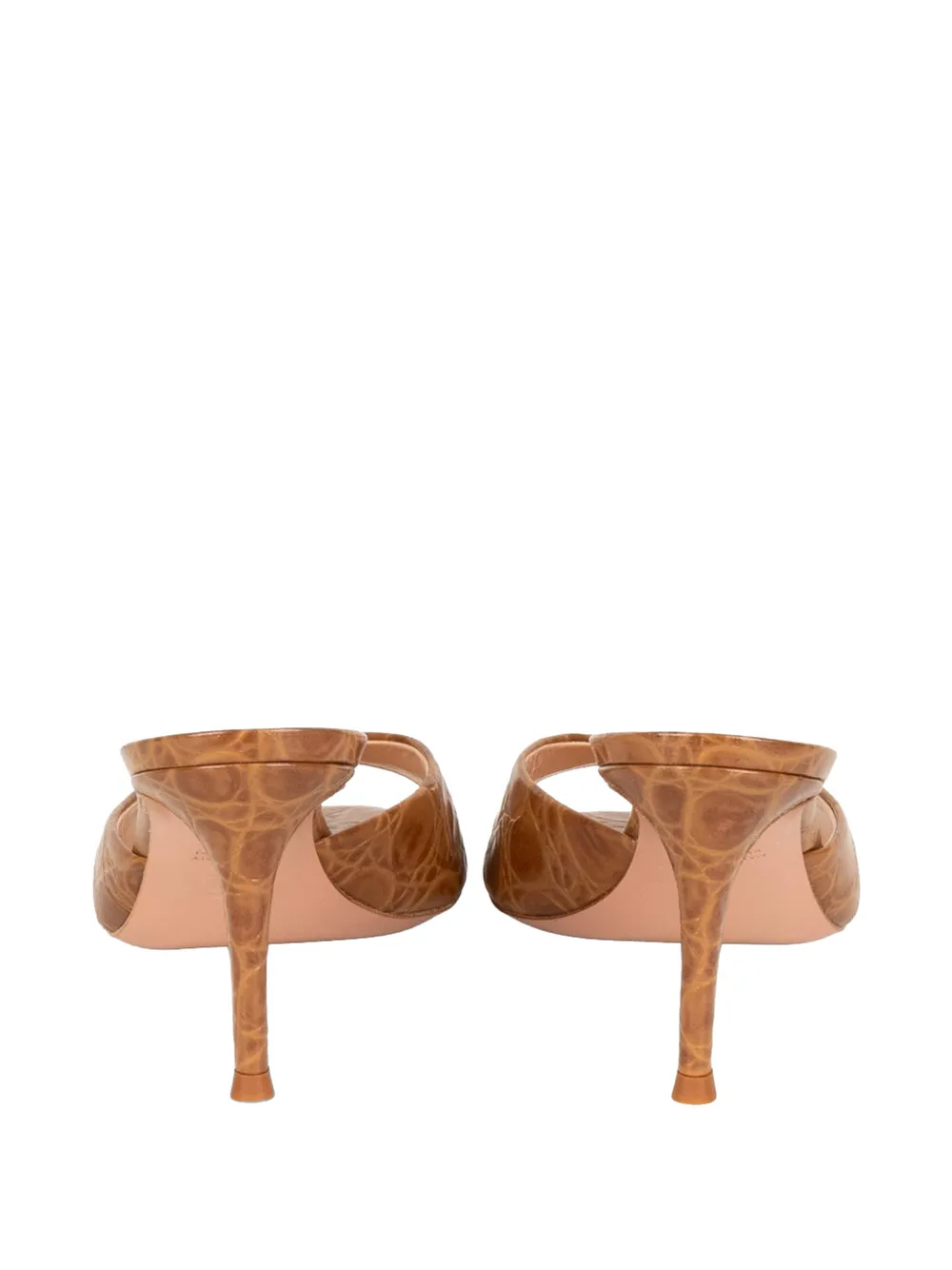 Roberto Festa croc-effect leather sandals Bruin