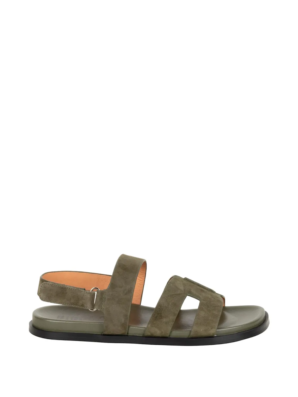 Bibi Lou Mindy touch-strap cutout sandals Groen
