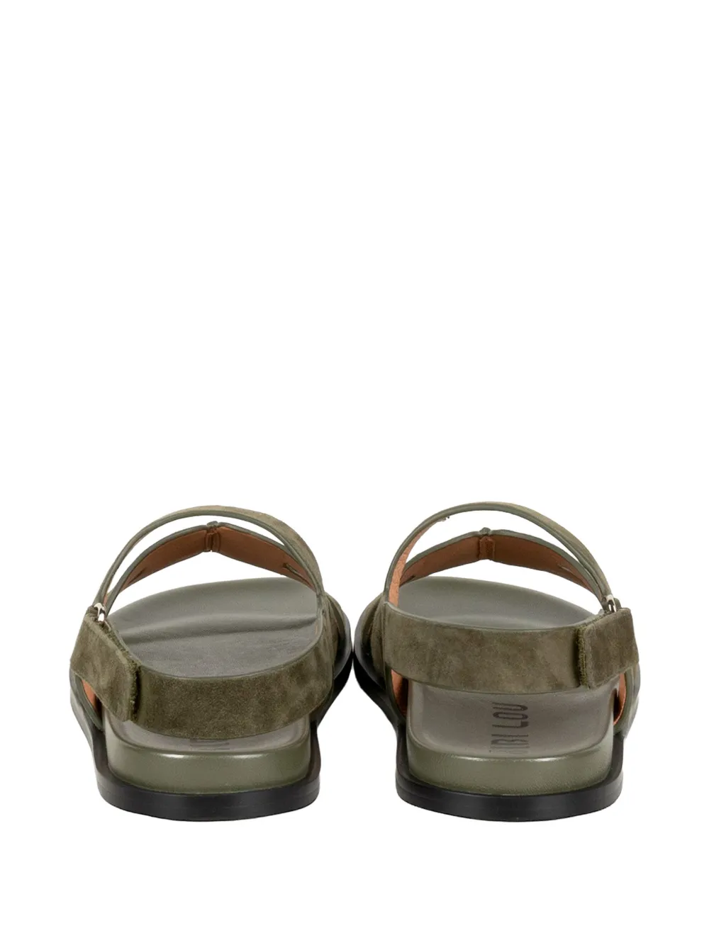 Bibi Lou Mindy touch-strap cutout sandals Groen