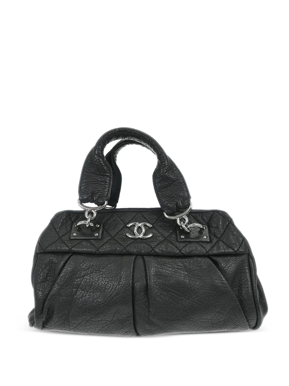 CHANEL Pre-Owned 2008 CC-logo quilted tote bag - Nero