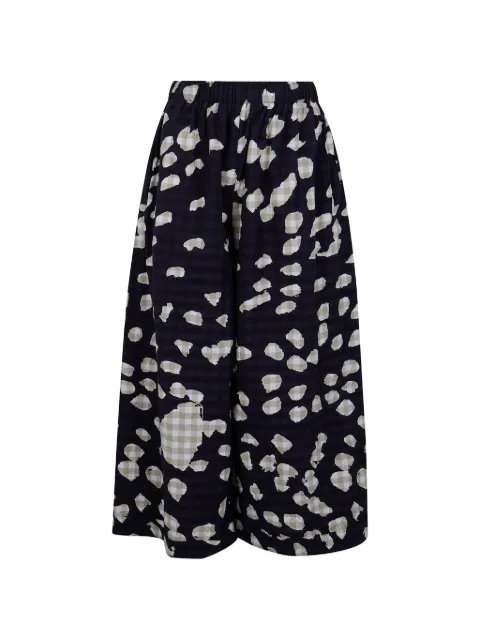 Daniela Gregis abstract-print elasticated-waist trousers