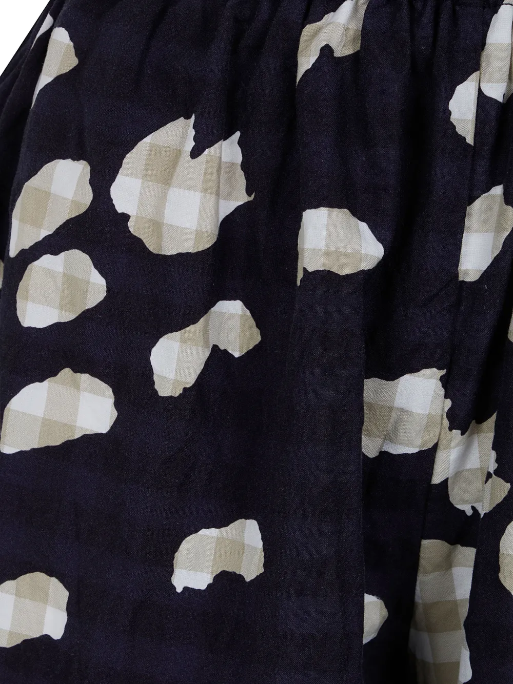  Daniela Gregis Pantalones Con Estampado Abstracto - Azul 
