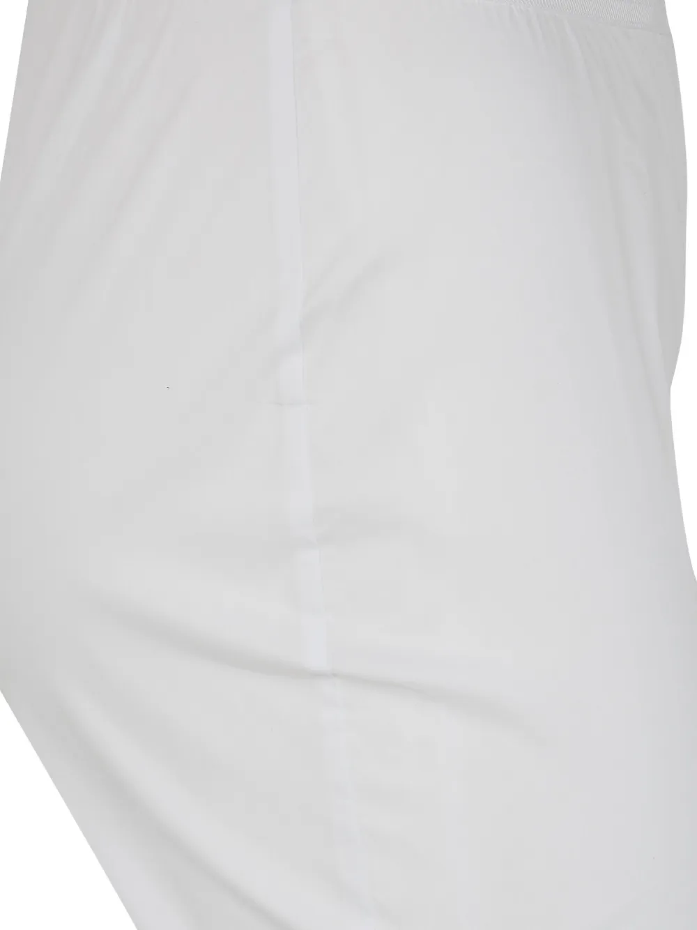 Liviana Conti Livi katoenen broek met elastische tailleband Wit