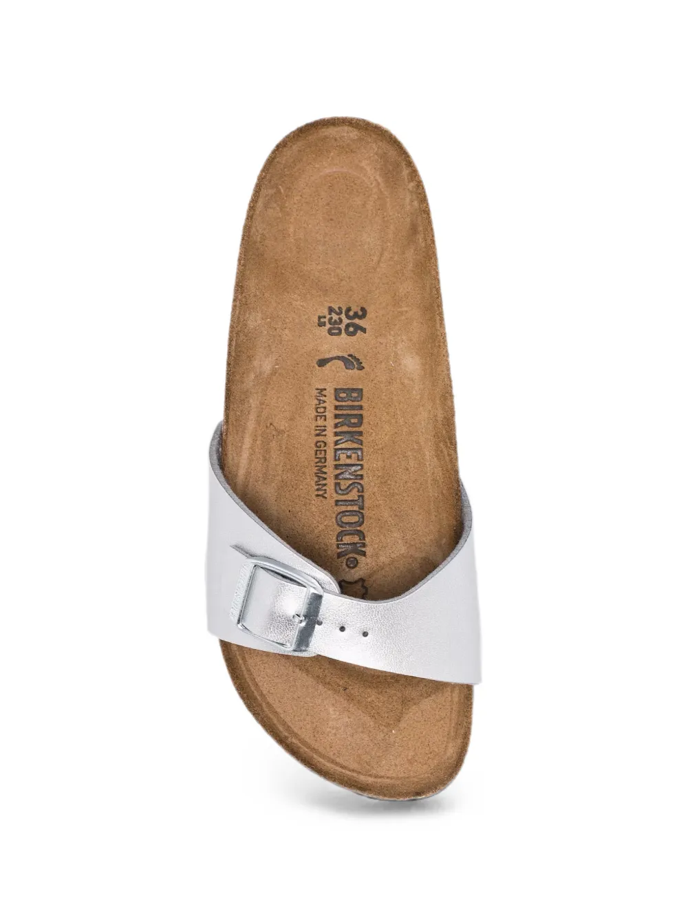 Birkenstock Madrid buckle-fastening sandals Zilver