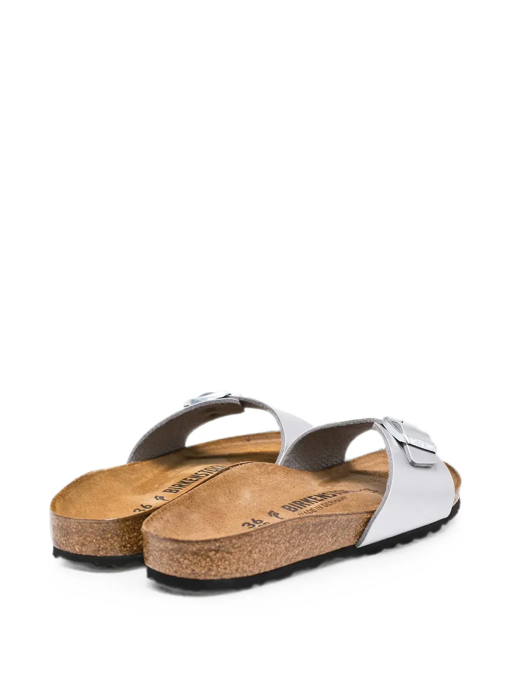 Birkenstock Madrid buckle-fastening sandals Zilver