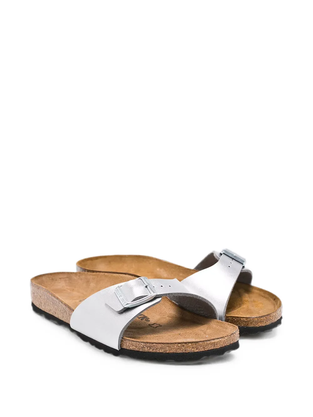 Birkenstock Madrid buckle-fastening sandals Zilver