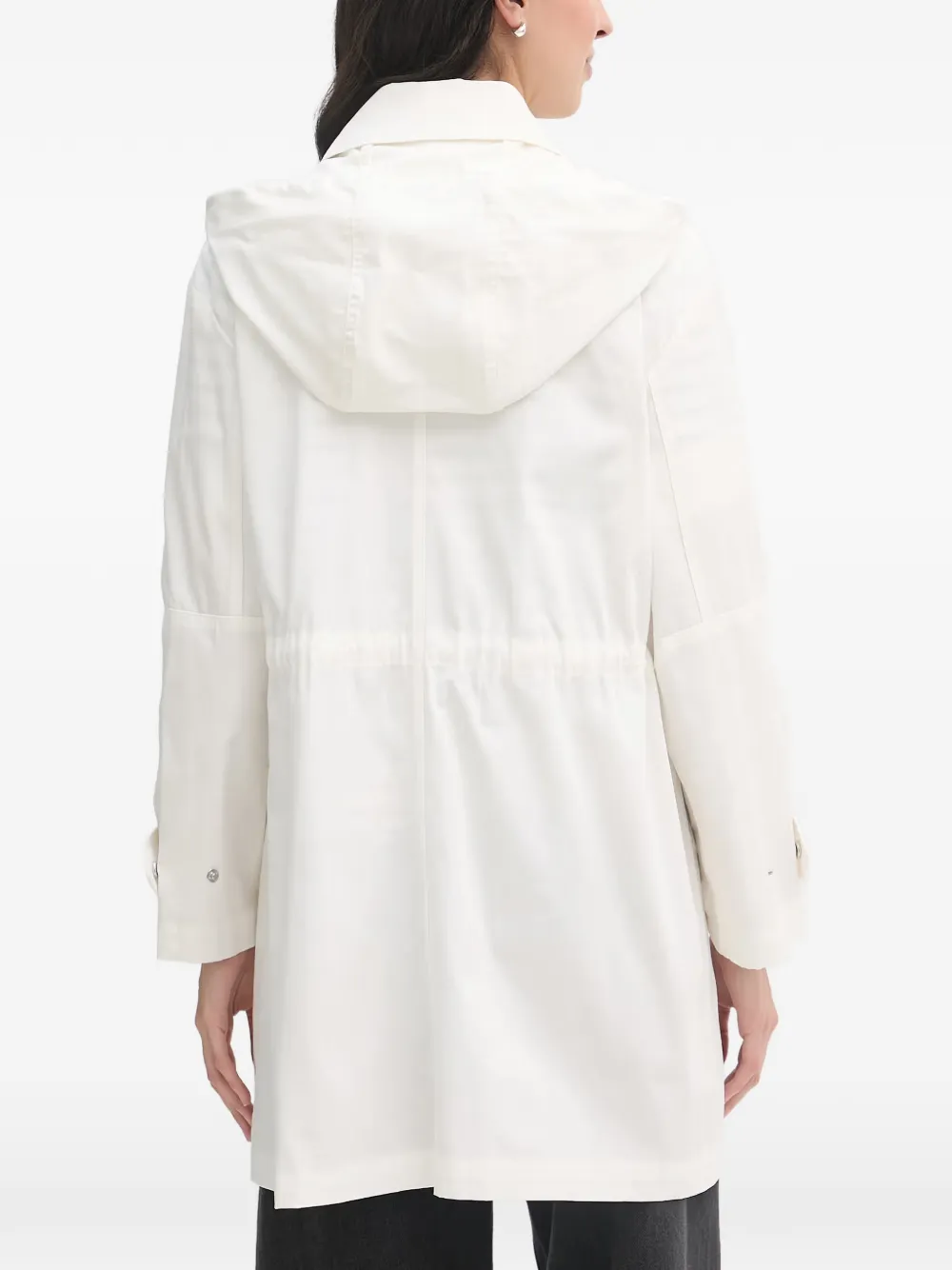 DKNY Parka met capuchon Wit