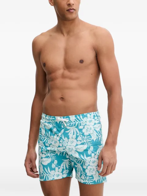 BANANA MOON Brooklyn floral-print drawstring swim shorts