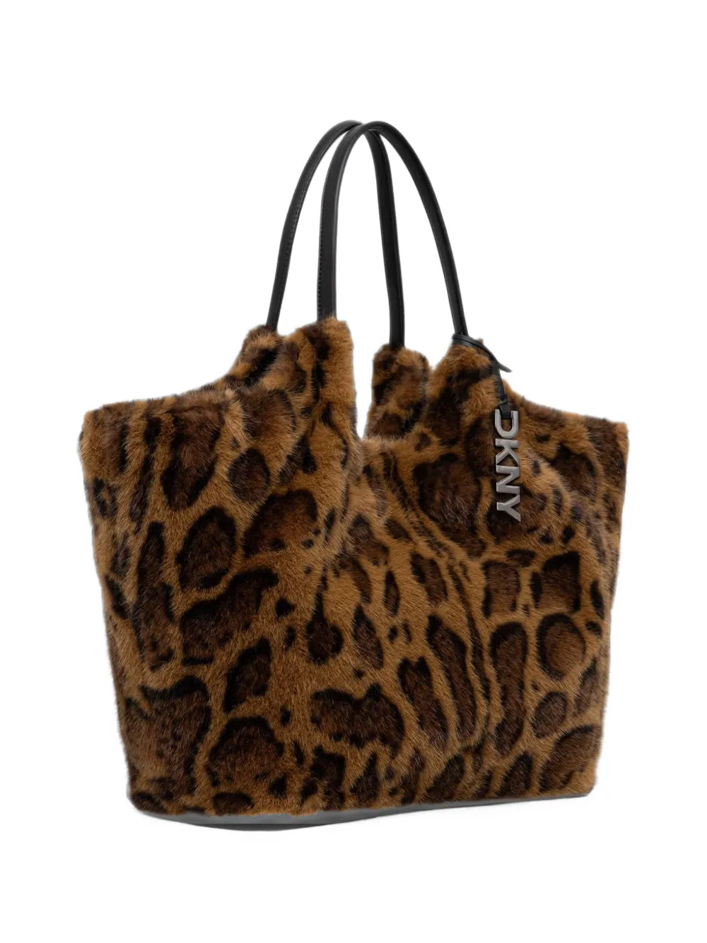 DKNY large Paula faux-fur tote bag Bruin