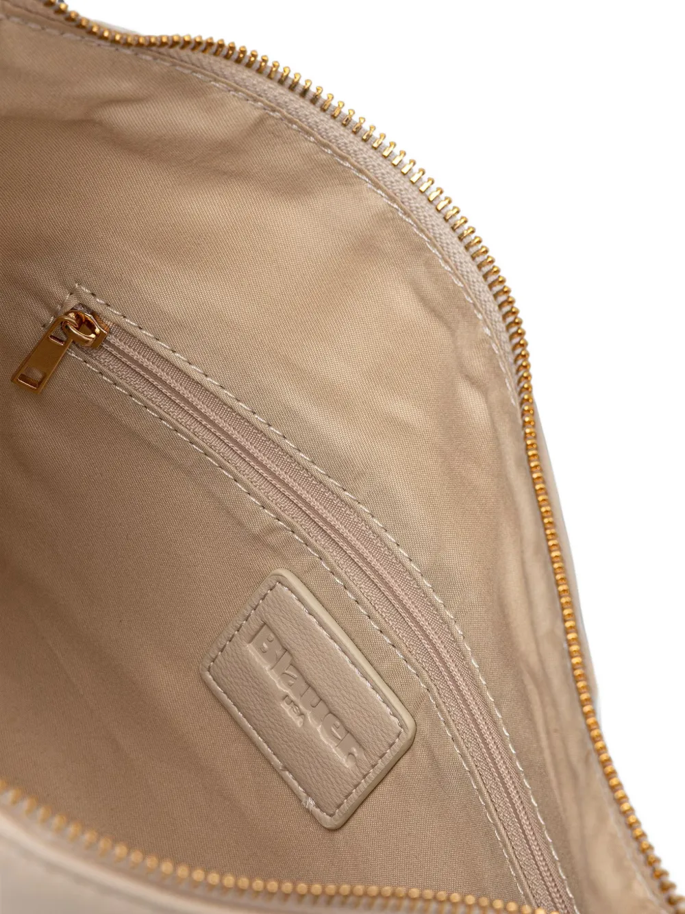 Blauer logo-patch shoulder bag Wit