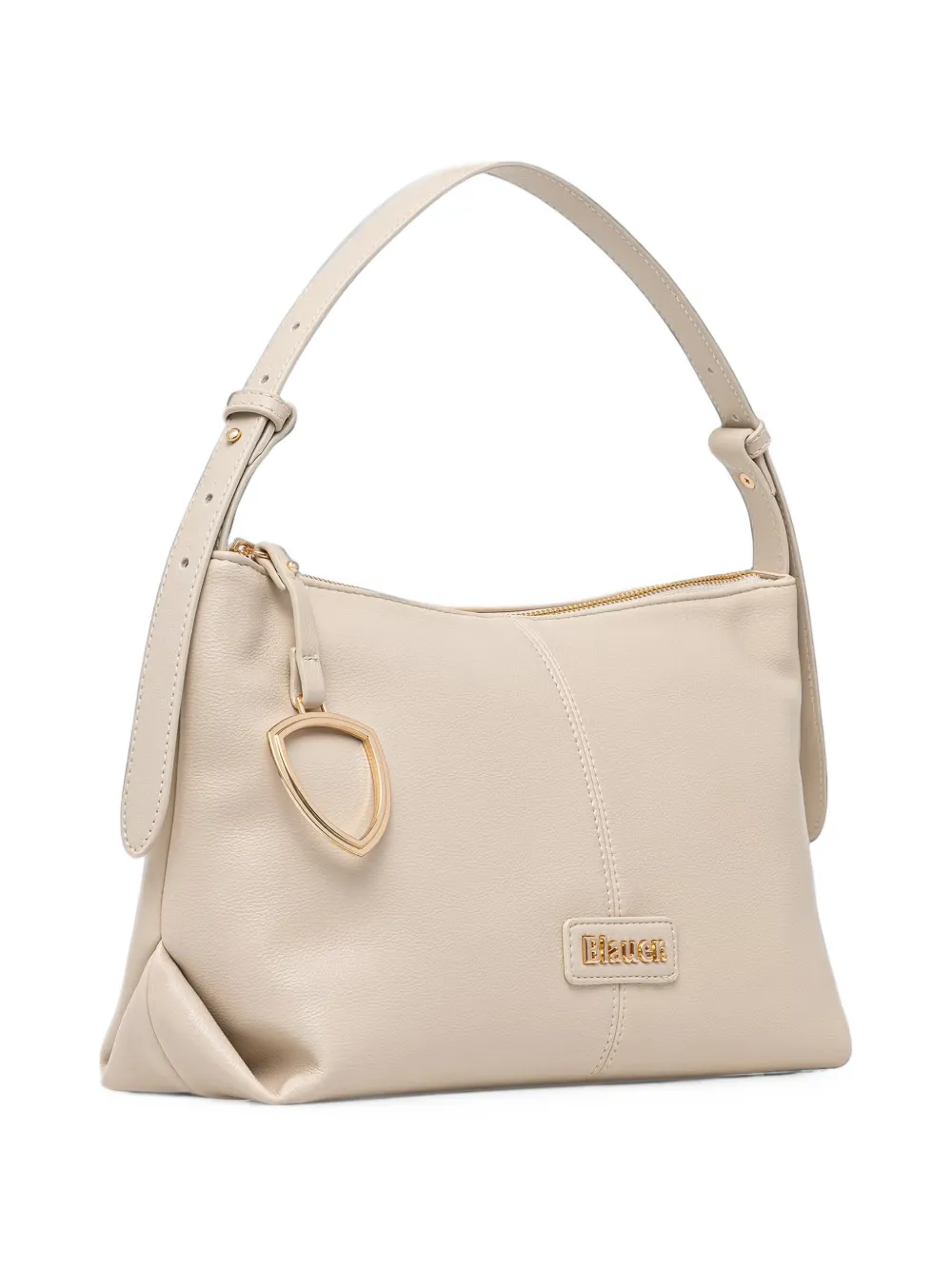 Blauer logo-patch shoulder bag Wit