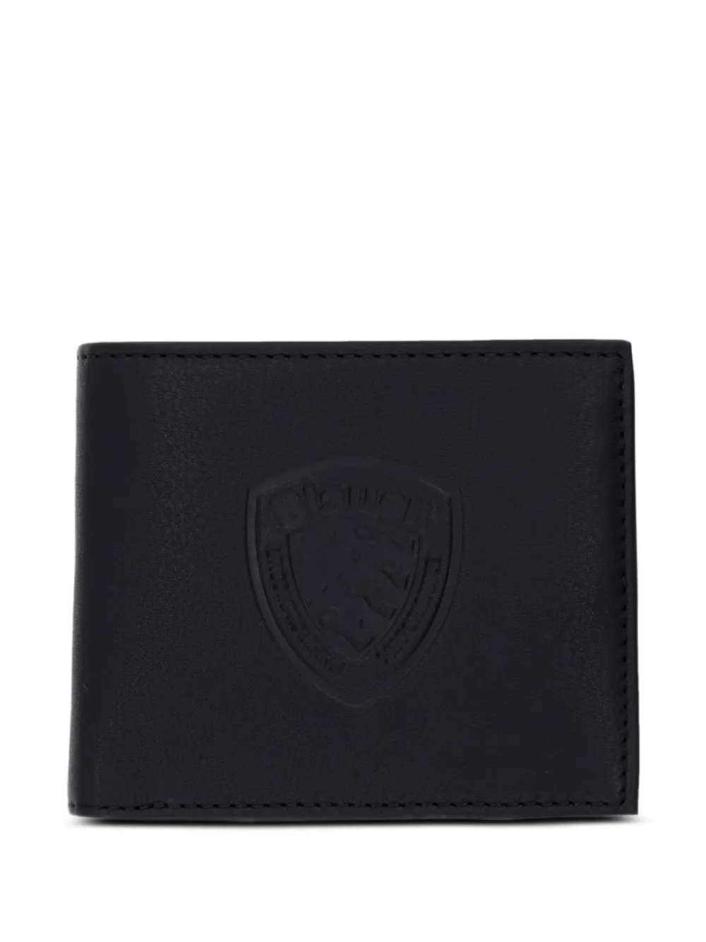 Blauer logo-embossed bifold wallet - Nero