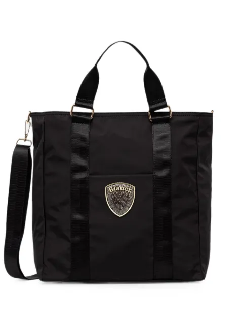 Blauer logo-patch tote bag
