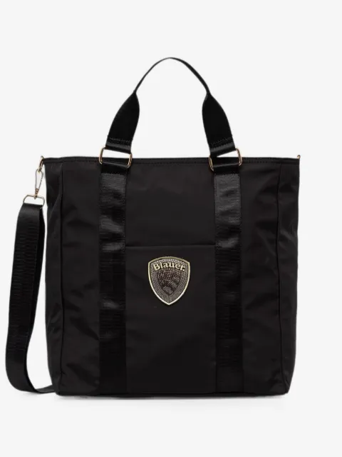 Blauer logo-patch tote bag