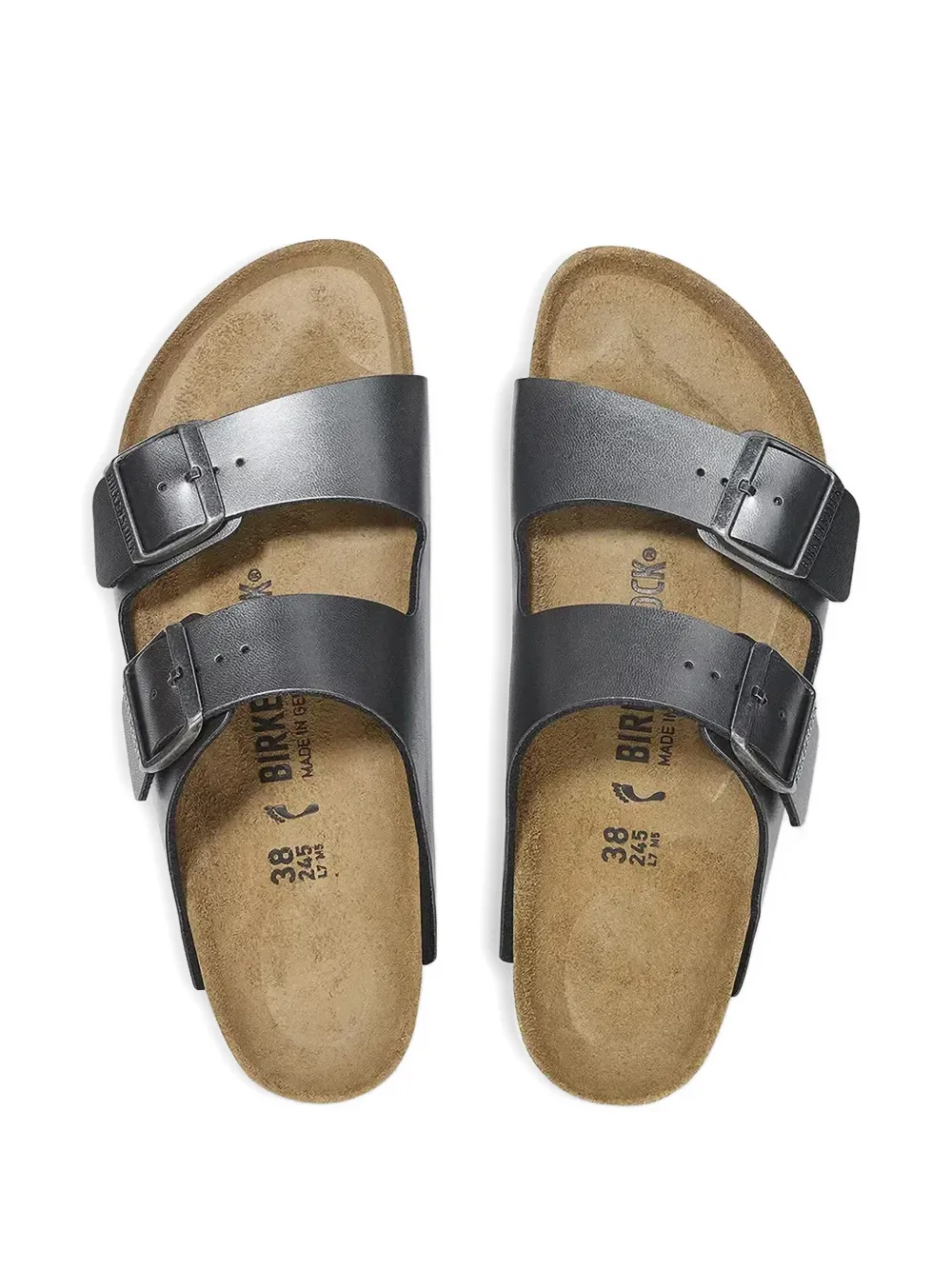Birkenstock Arizona buckle-fastening sandals Grijs