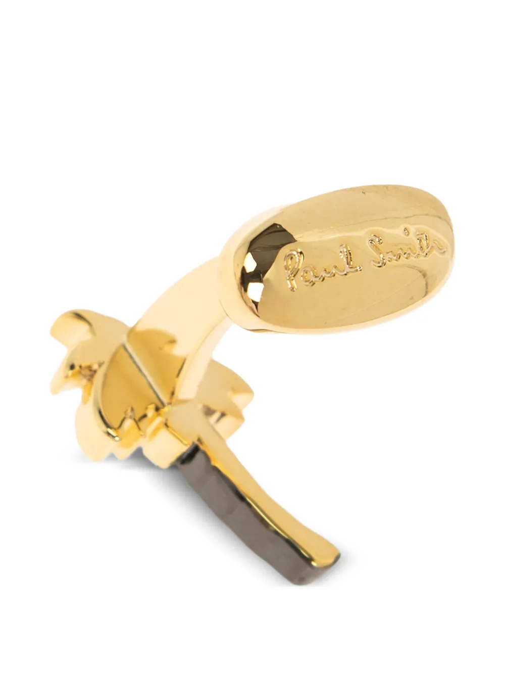 Paul Smith Manchetknopen met palmboom en verfraaid met kristallen Goud