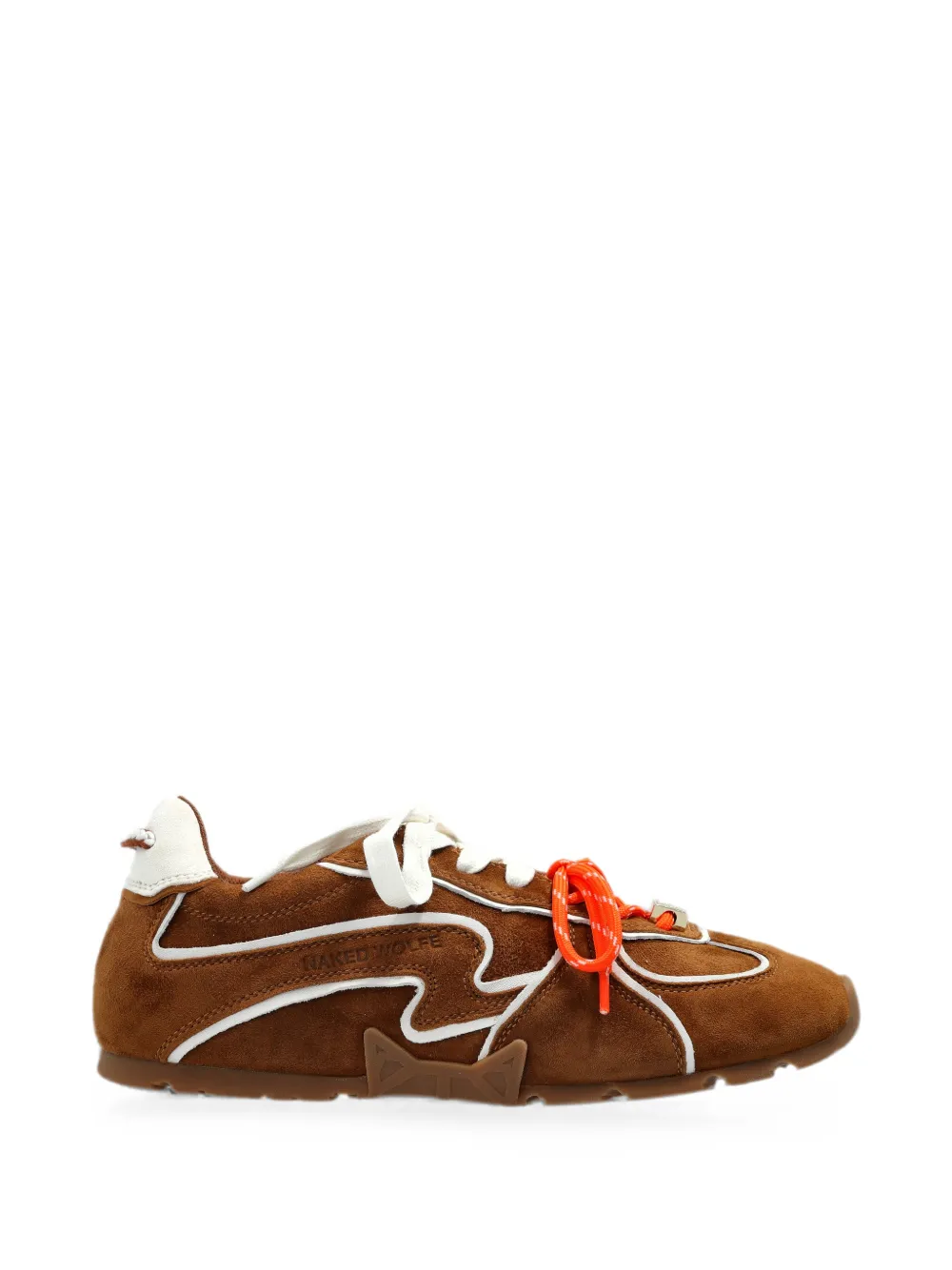 NAKED WOLFE Adored suède sneakers Bruin