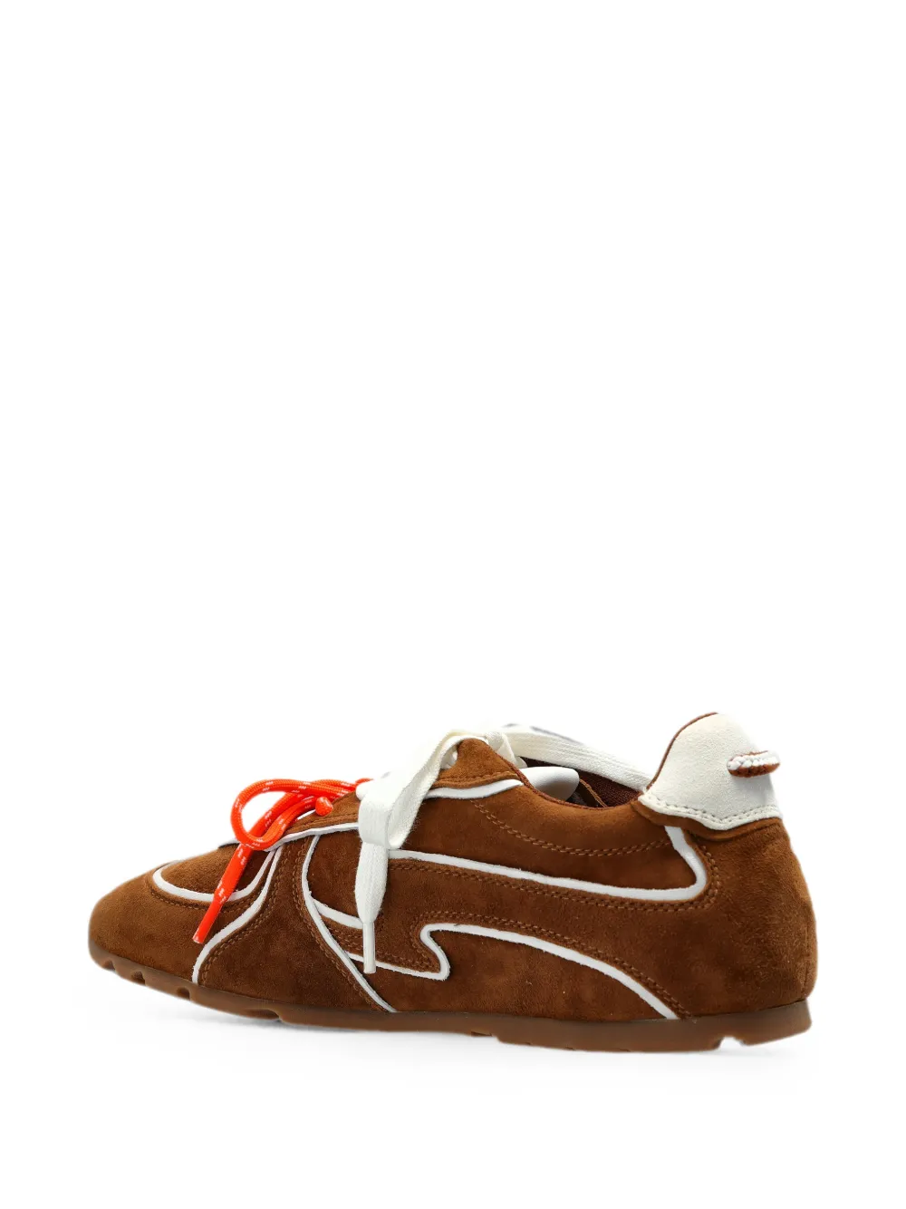 NAKED WOLFE Adored suède sneakers Bruin