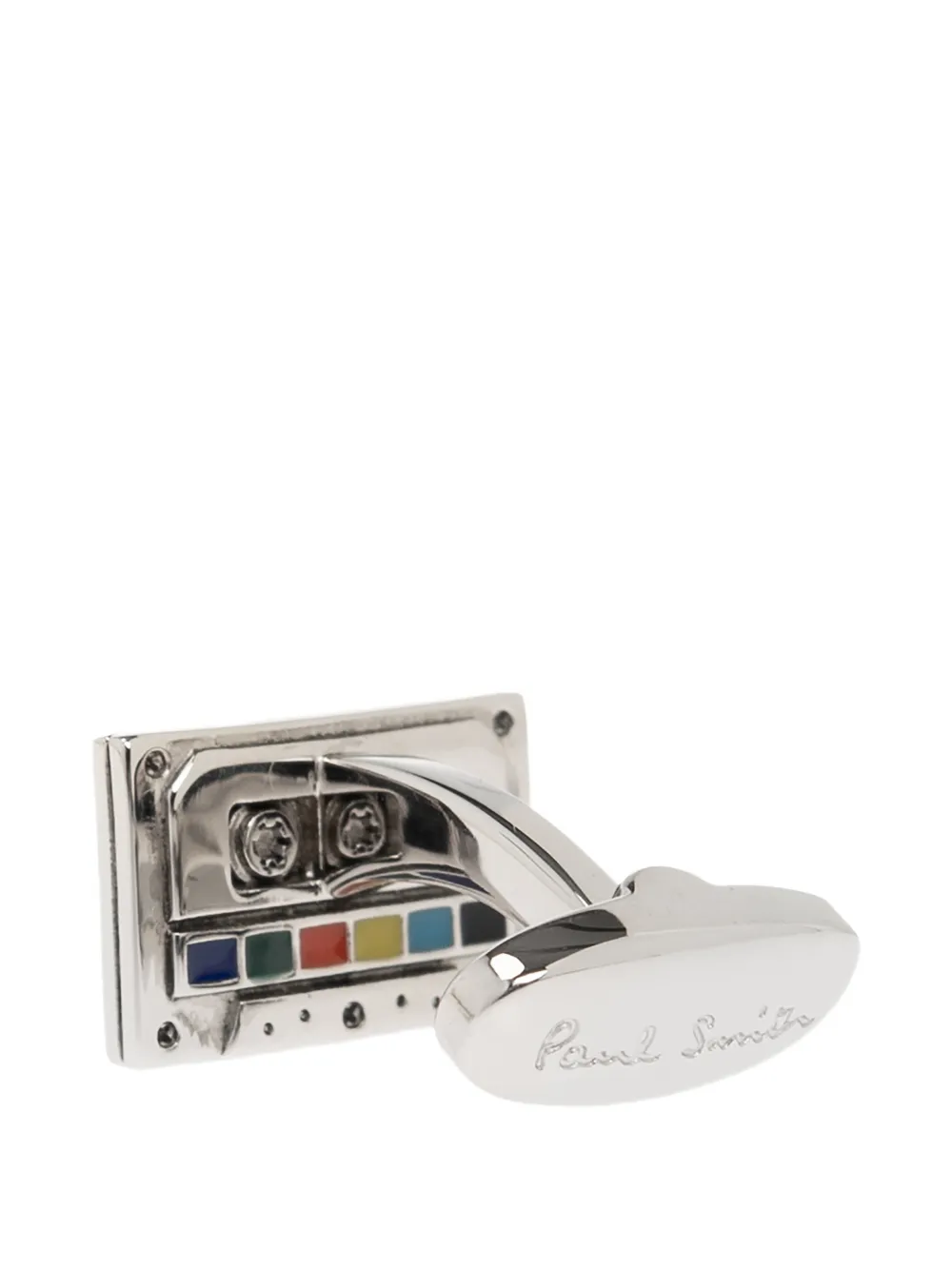 Paul Smith cassette-tape cufflinks - Silber
