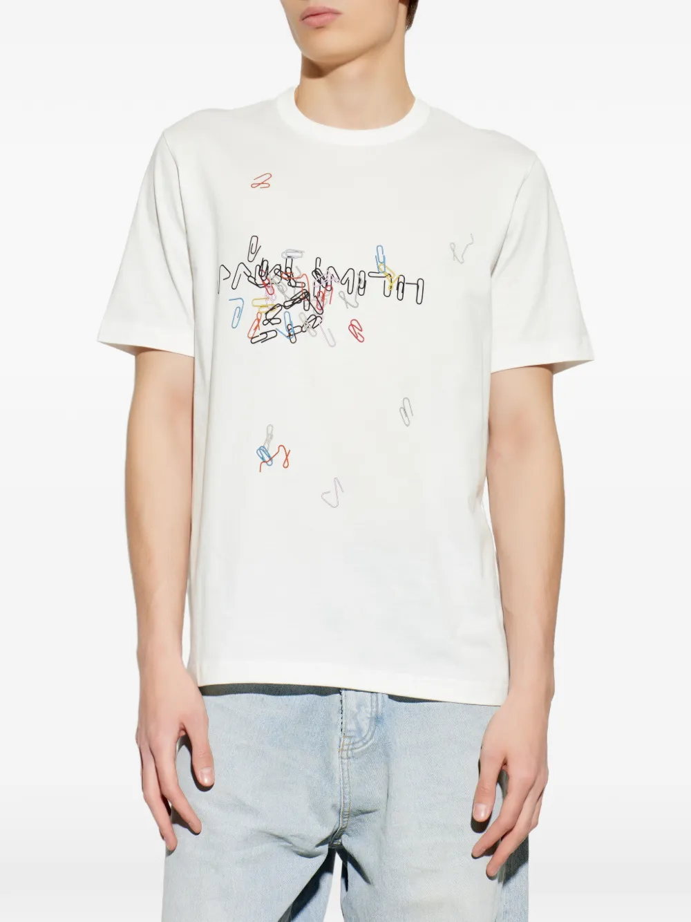PS Paul Smith T-shirt met print Wit