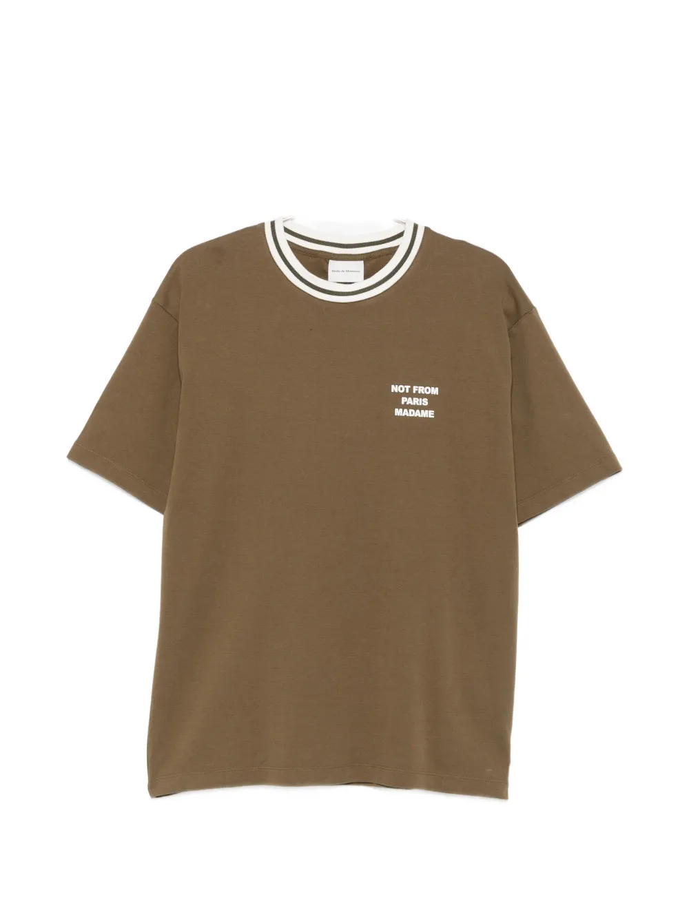 Drôle De Monsieur cotton T-shirt - Grün