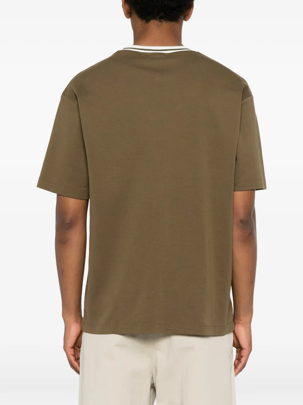 Drôle De Monsieur Katoenen T-shirt Groen