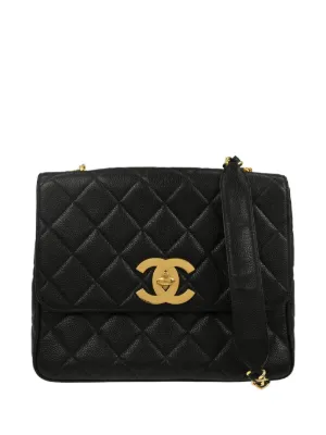 CHANEL Pre-Owned 1995 CC-turn-lock-fastening Shoulder Bag | Black