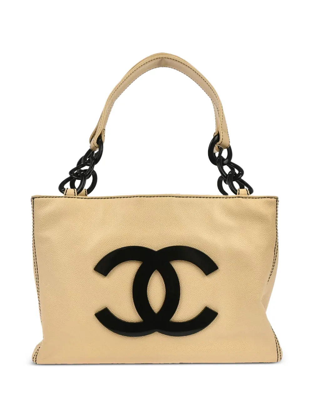 CHANEL Pre-Owned 2006 CC-logo shoulder bag - Toni neutri