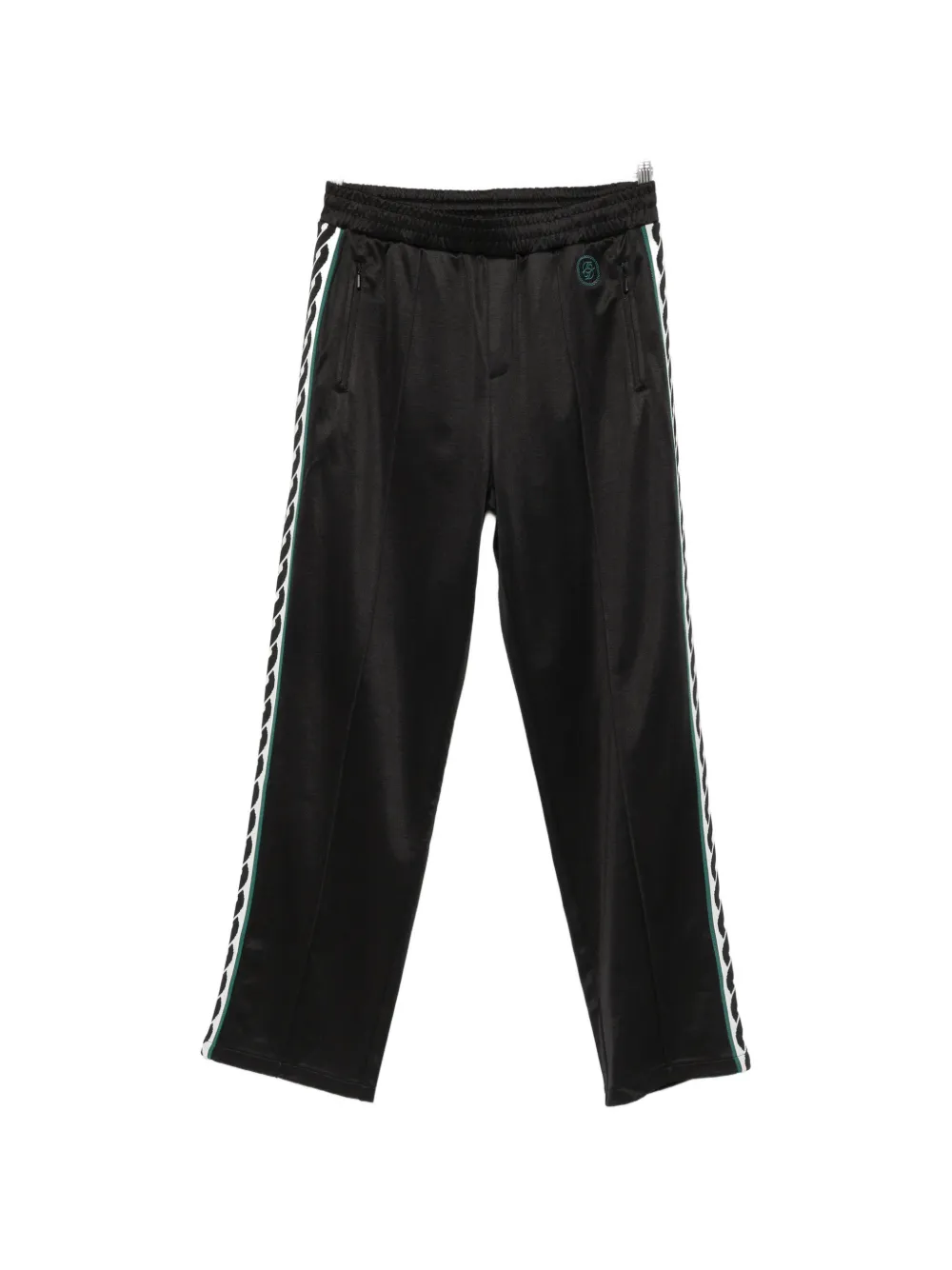 Drôle De Monsieur side-stripe track pants - Nero