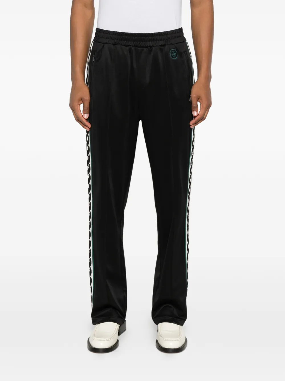 Drôle De Monsieur Trainingsbroek met zijstreep Zwart