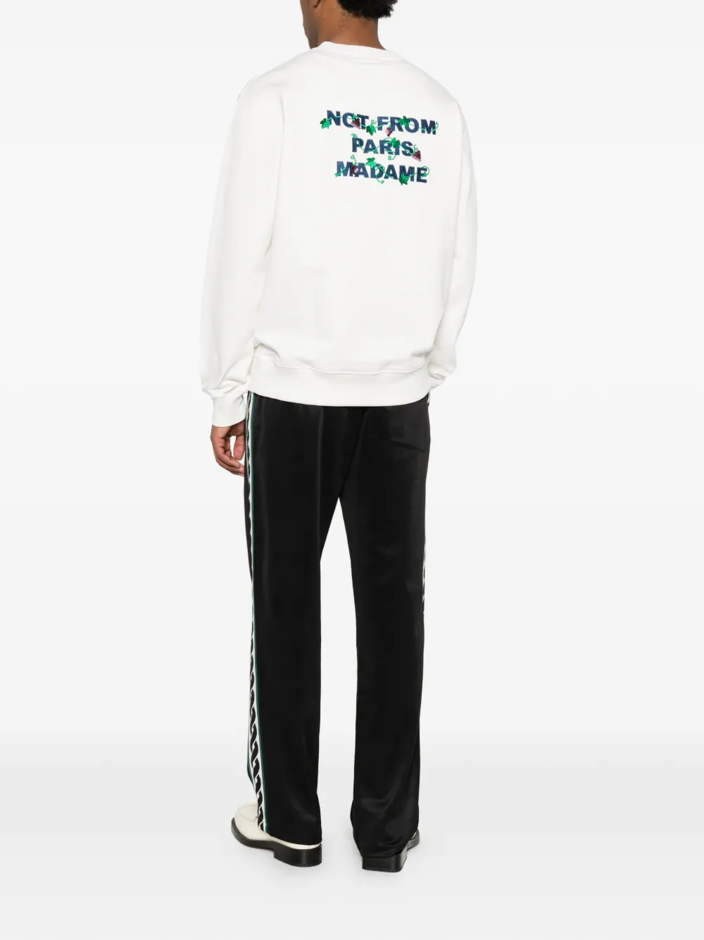 Drôle De Monsieur Katoenen sweater Wit