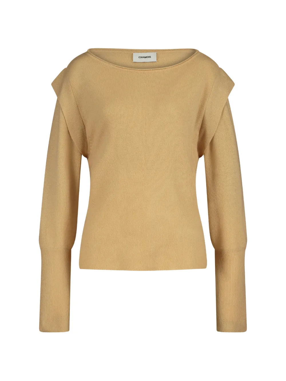 CHAMOIS Fou Rimini cap-sleeve sweater - Nude