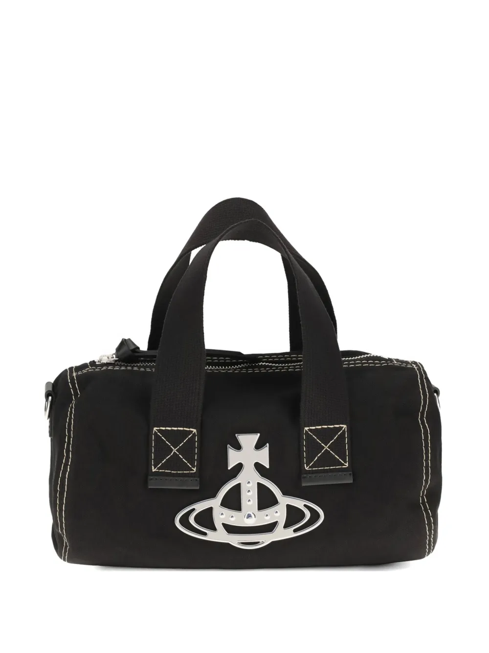Vivienne Westwood Paul Cylinder Tote Bag mit Orb-Schild - Schwarz