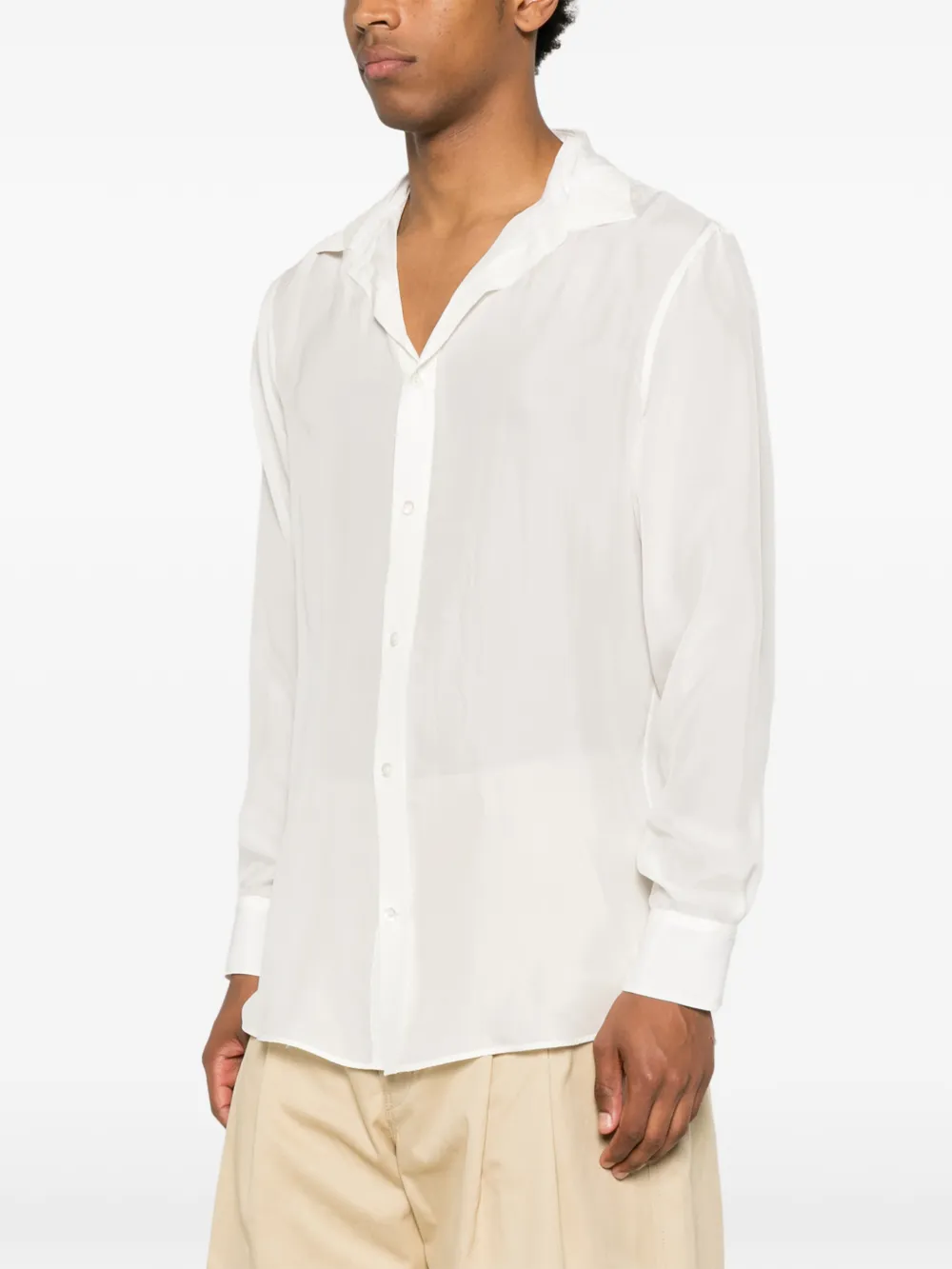 Maison Margiela Overhemd met lange mouwen Wit