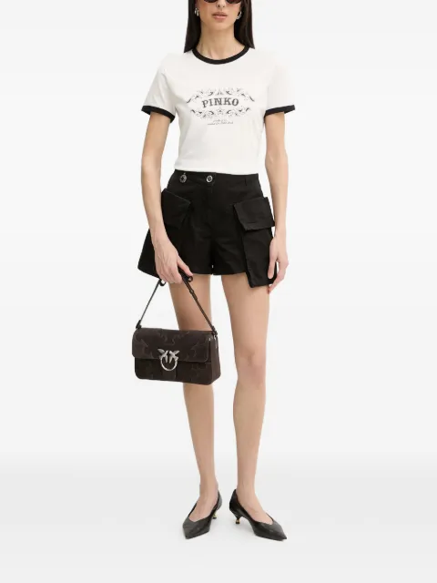 PINKO oversized-pocket shorts