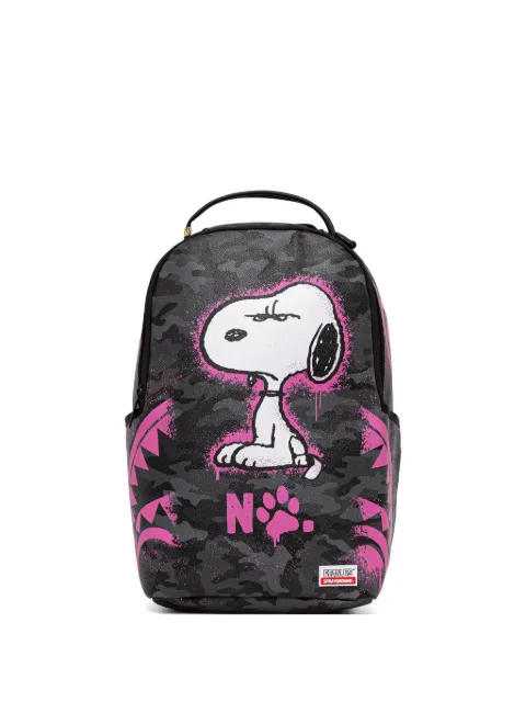 Sprayground Snoopy camouflage-print backpack