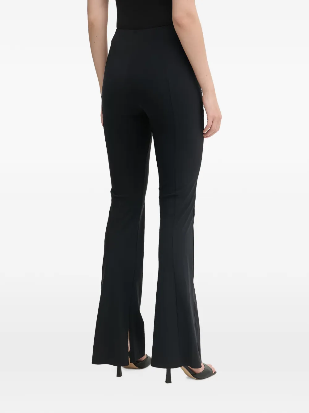 Patrizia Pepe Flared broek Zwart