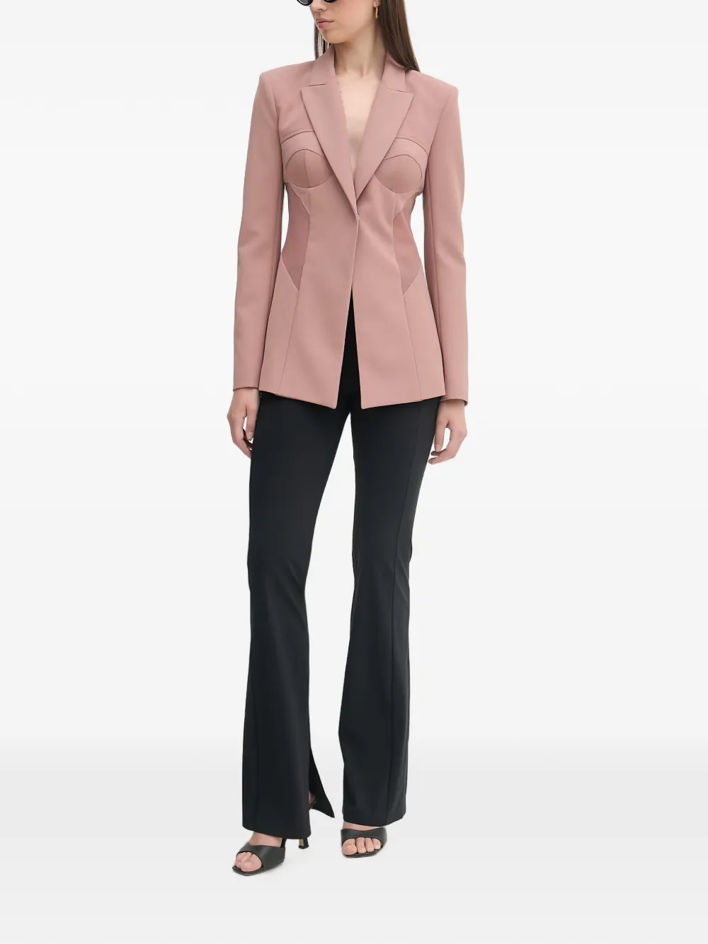 Patrizia Pepe Flared broek Zwart