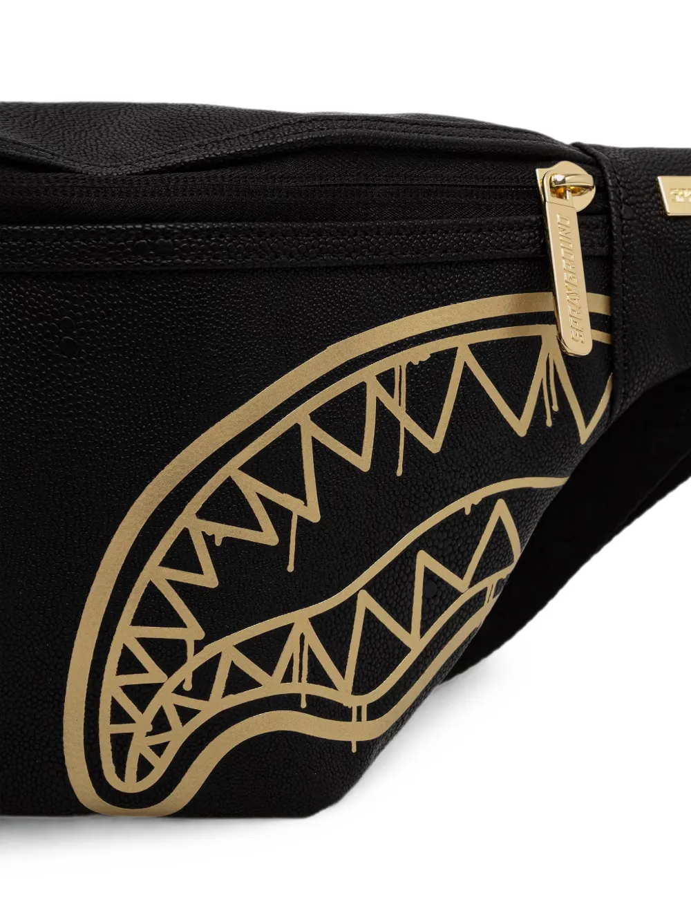 Sprayground Gold Fang Savvy heuptas Zwart