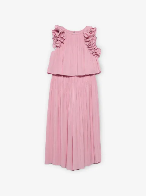 Abel & Lula pleated ruffled trousers set (set of two)